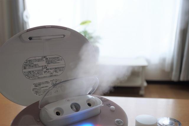 スチーマーを使ったクレンジング